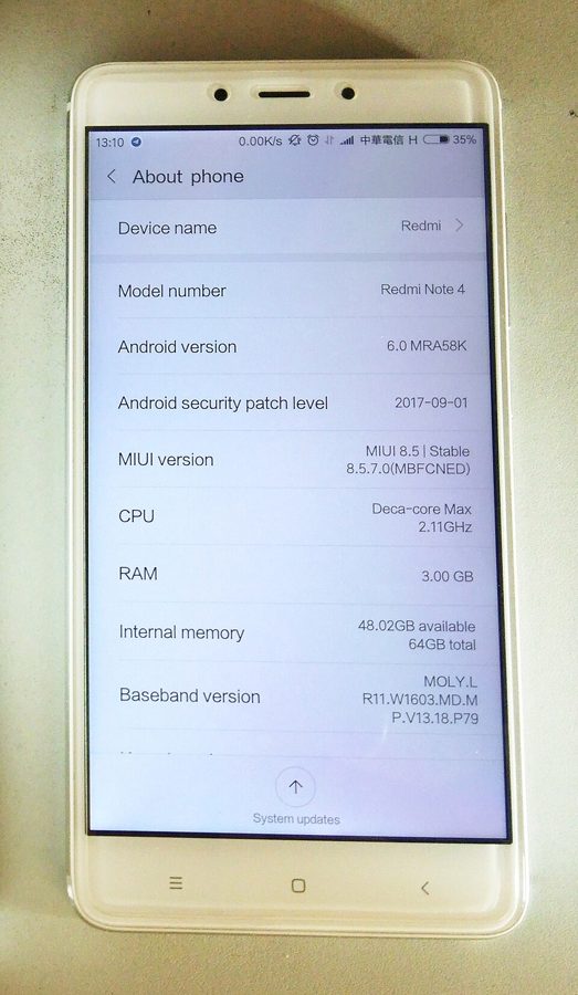 Xiaomi Redmi Note 4